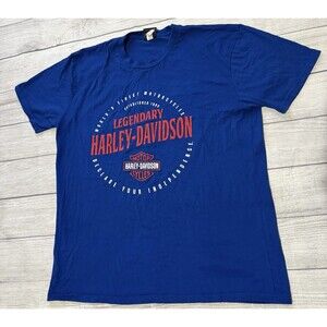 Harley Davidson Graphic T Shirt Cincinnati Ohio CinCity Ride Free Size XL 2 Side